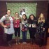 N1. Members of Junior Panhellenic showing their holiday spirit at the Greek Social.
