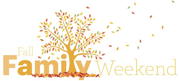 fall family weekend banner