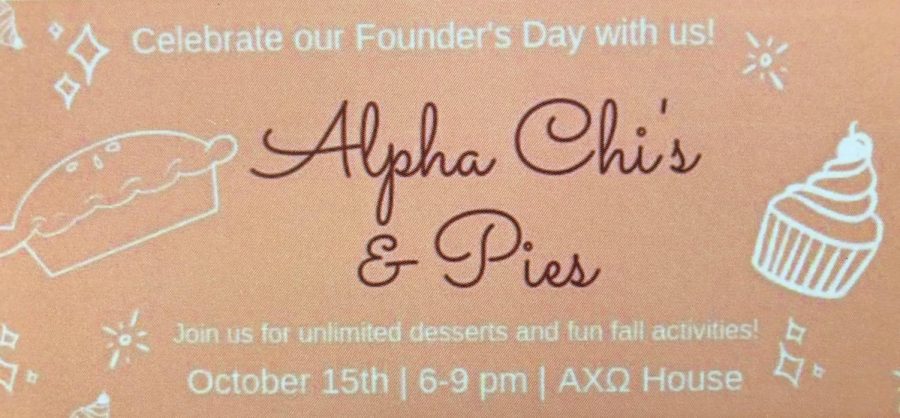 Alpha Chis and Pies Aims to Help Victims of Domestic Violence