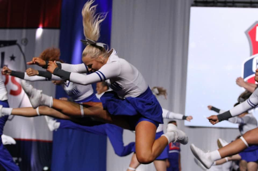 Photo courtesy of Millikin University Cheerleading.