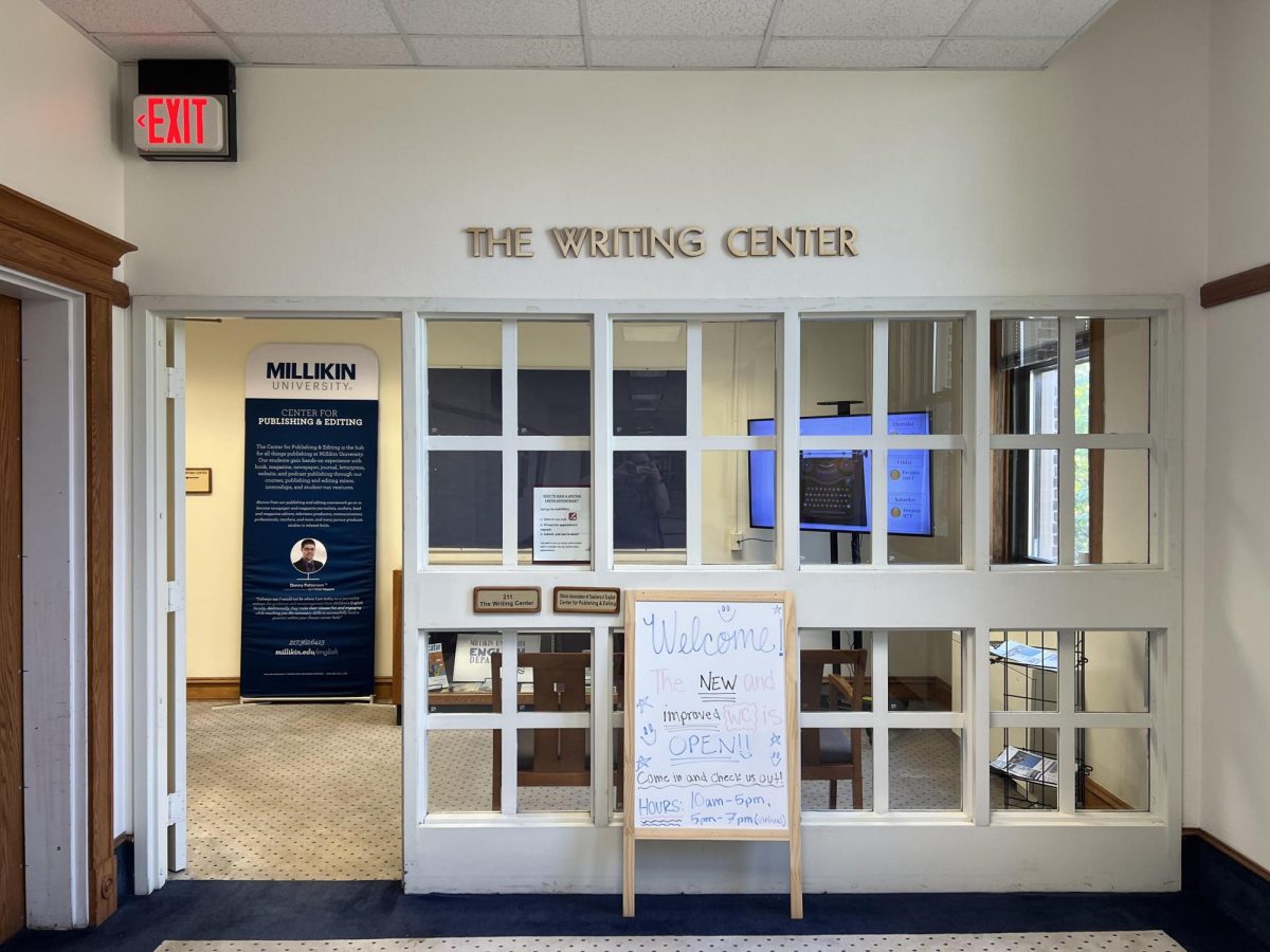 The entrance to the new Writing Center. 