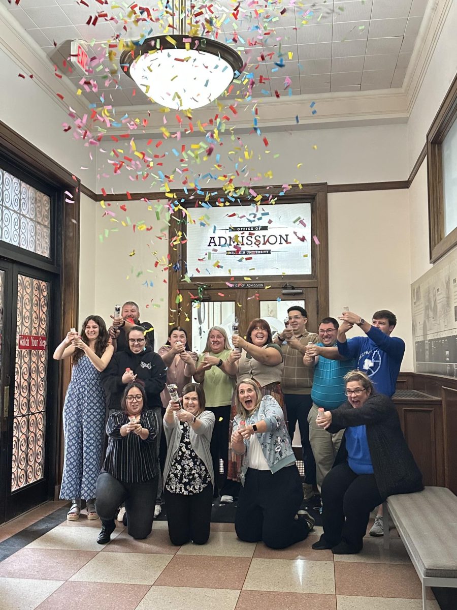 Admissions celebrating the big incoming class.