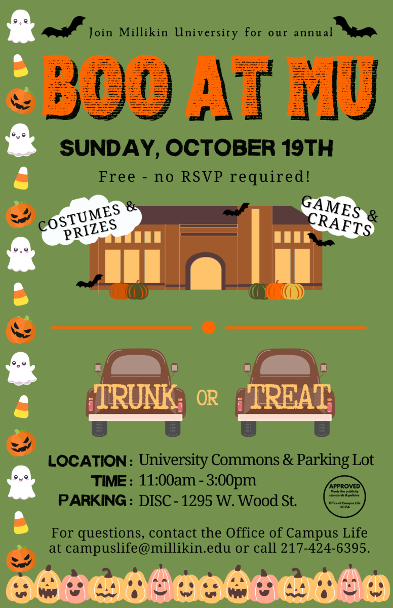 Millikin’s Boo at MU Trunk-or-Treat Event is Back