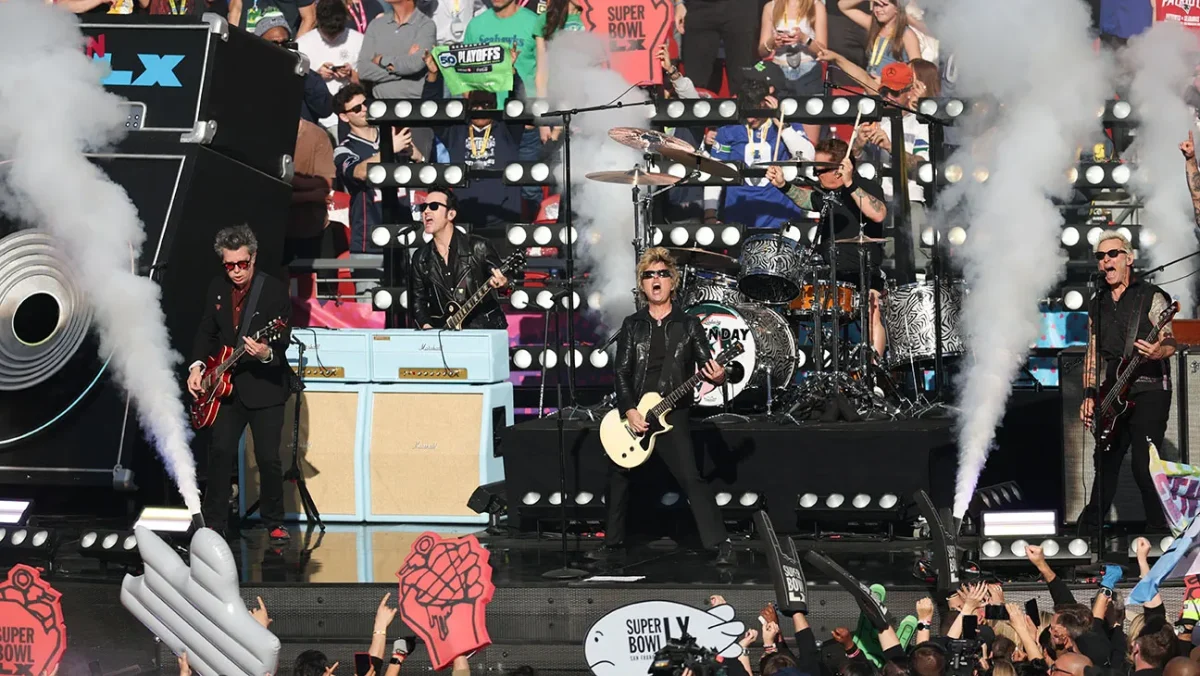 Green Day Took the Stage for Super Bowl LX’s Halftime Show